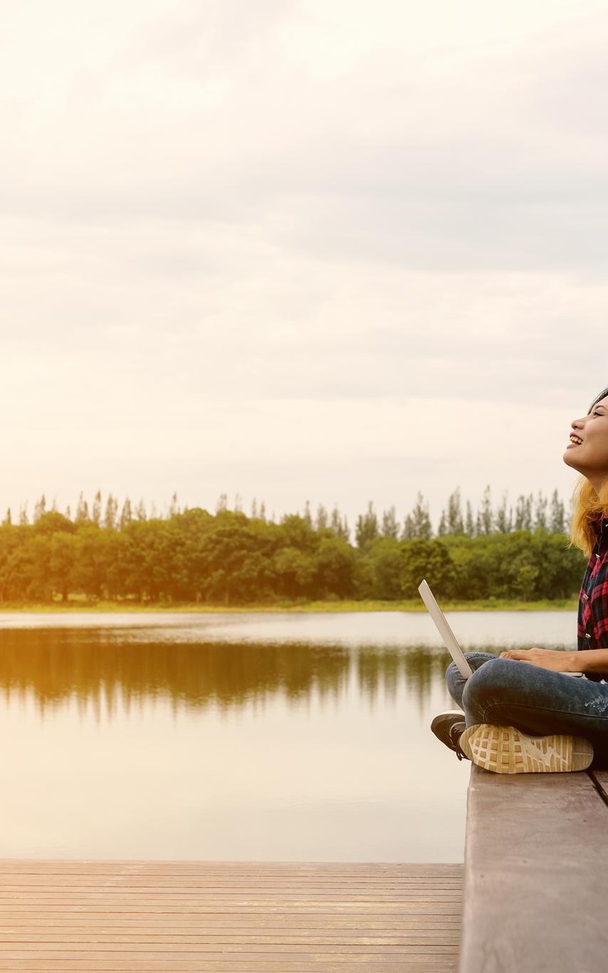 Exchange Student on Dock
